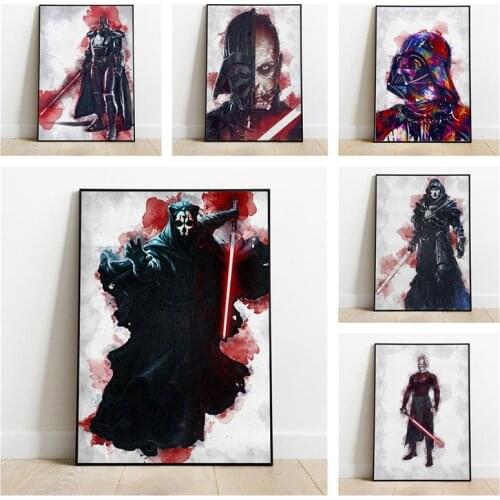 Marvel Avengers Star Wars Movie Canvas Painting Comics Posters and Prints Abstract Art Wall Pictures Living Room Home Decoration