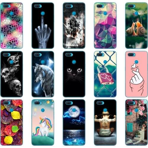For OPPO A12 Case Silicon TPU Soft Back Phone Cover For OPPO A12 2020 Case CPH2077 CPH2083 OPPOA12 A 12 6.22" Bumper Cat Flower