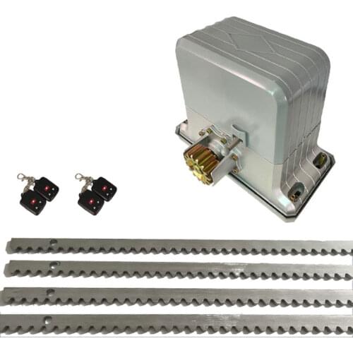 KINJOIN Heavy-Duty Residential Gear System Electric Sliding Door Opener / Motor Kit With 5m Metal Frame Optional