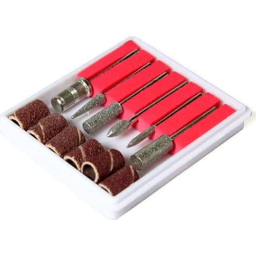 Milling Cutter Burrs Nail Drill Bits Machine Nail Cutter Nail File Manicure And Sanding Bands For Nail Drill Replacement Set