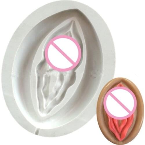 Handamade Female Vagina Mold Sex Silicone Molds Soap Craft Candle Clay Chocolate Mold Baking Cake Resin Decorating Mould