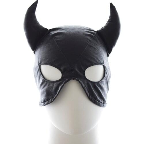 Comic Show Kawaii Cow Cosplay Costumes of Good Quality Faux Leather Material Can Wear Out Women Head Mask