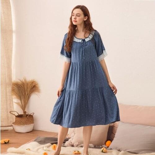 Womens Nightdress Girls Long Lace Lingerie Gown Nightdress Nightgown Nightwear Sundress Sleepwear Kawaii Lingerie