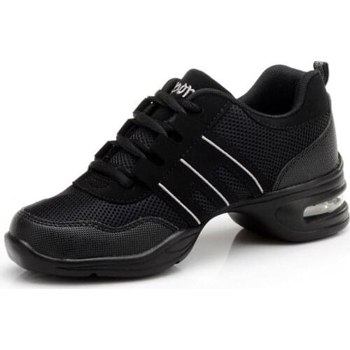 New 2021 Plus Size 34-42 Womens Lace Up Jazz Dance Shoes Casual Breathable Mesh Fitness Shoes Sneakers Women Vulcanize Shoes