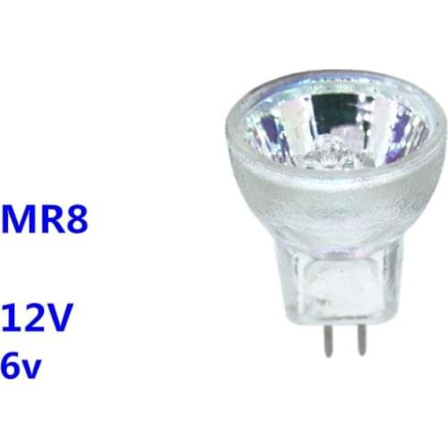 10PCS halogen spotlight MR8 12v 10w 5W mr8 10w Halogen bulb spot light 12v mr8 mini spotlight