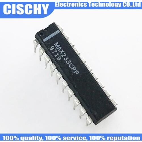 10pcs/lot MAX233CPP MAX233 DIP-20 In Stock