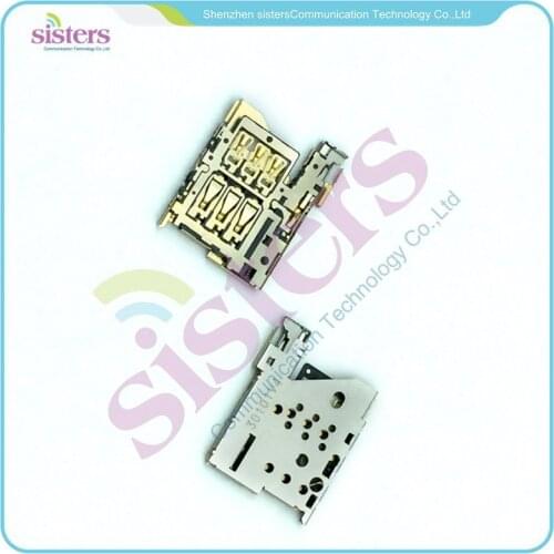 10PCS Sim Card Reader Module Slot Tray Holder Socket Repalcement Part For Nokia Lumia 1520 Free Shipping With Tracking Number