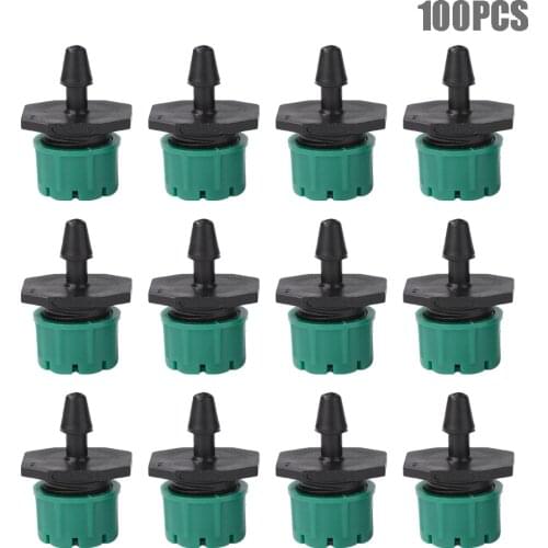 100pcs Water Dropper Micro Flow Irrigation Hose Drip Head Kit Potted Plant Watering Device Practical Irrigation Misting Emitter