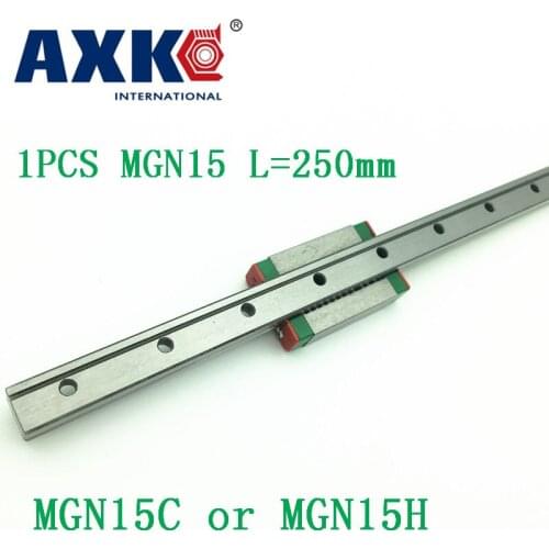 15mm Linear Guide Mgn15 L=250mm Linear Rail Way + Mgn15c Or Mgn15h Long Linear Carriage For Cnc X Y Z Axis