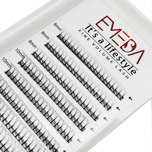 3D mink lashes premade volume fan mixed hair 0.07/0.10/0.15 grafting dense flowering eyelashes