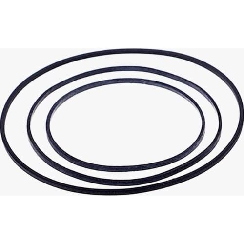 50Pcs/bag 1mm Universal Mix Cassette Tape Machine Belts Assorted Common Flat Rubber Belt 45-130mm for Recorders Walkman DVD