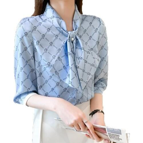 Fashion Woman Blouses 2021 Summer Short Sleeve Women Shirts Striped Blouse Shirt Office Work Wear Womens Tops And Blouses