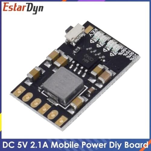 DC 5V 2.1A Mobile Power Diy Board 4.2V Charge / Discharge boost battery protection indicator module 3.7V lithium 18650