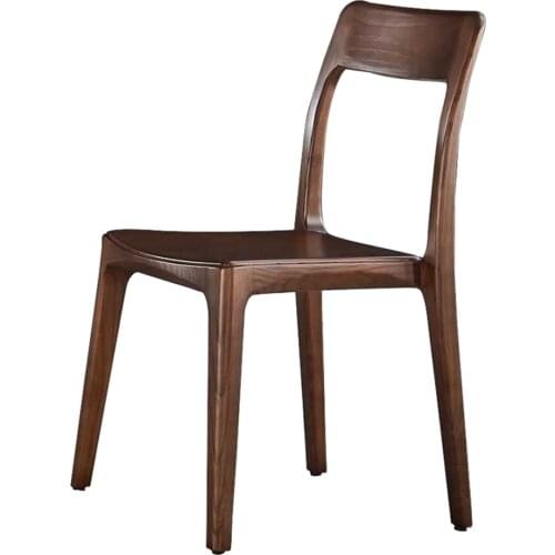 Wooden Chair Modern Minimalist Home Chair Creative Fashion Nordic Net Red Solid Wood Chair Hotel Restaurant Table And Chair Comb