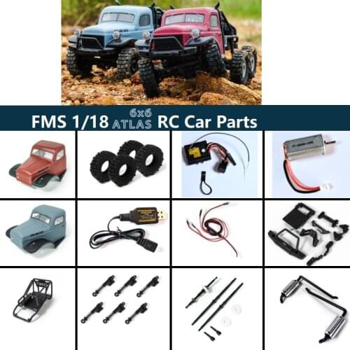 FMS 1:18 Atlas 6X6 Rock Crawler RC Car Parts