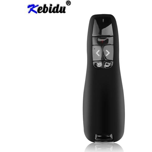 Kebidu 2.4Ghz USB Wireless Presenter Laser Pointer PPT Remote Control for Powerpoint Presentation For Office School MultiMedia