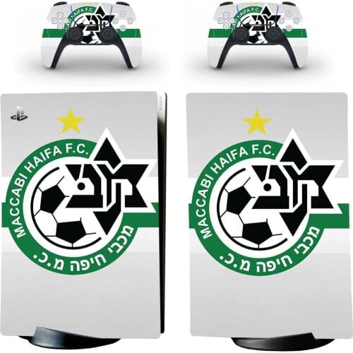 Maccabi Haifa PS5 Digital Skin Sticker for Playstation 5 Console & 2 Controllers Decal Vinyl Skins