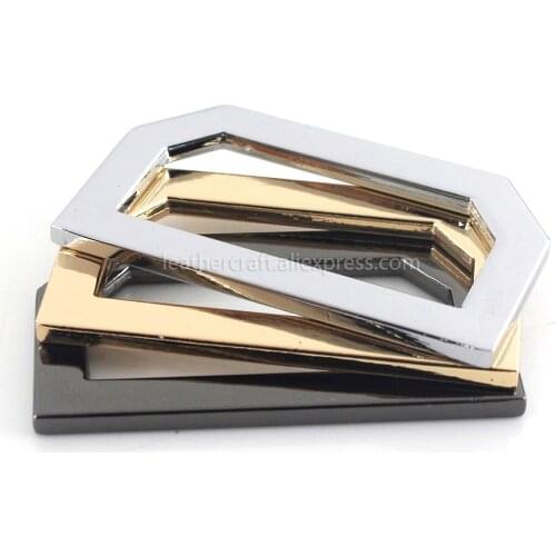 1pcs Metal Mold Formed D Ring Buckle for Webbing Backpack Bag Parts Leather Craft Strap Belt Purse Pet Collar Clasp High Quality