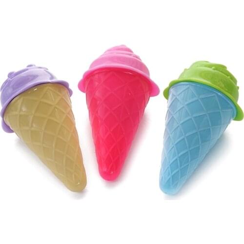 Sandbox Toy with Bucket Ice Cream Model Interactive Beach Game Sand Toy Gift for Kid Summer Beach Toy Set Sand Pack Toy