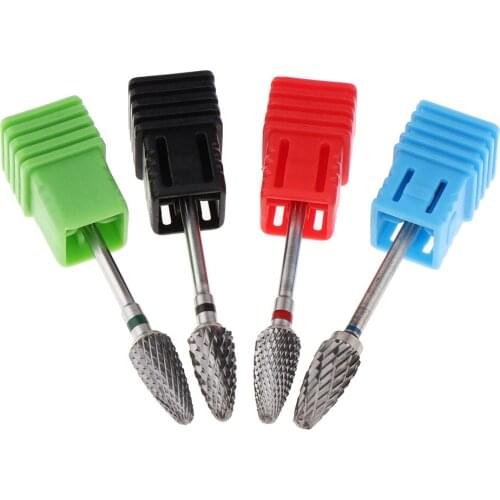 Professional M/F/C/XC Nail Bits 3/32'' Electric Manicure Files Drill Bit 4x