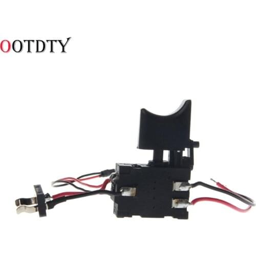 Electric Drill Dustproof Speed Control Push Button Trigger Switch DC 7.2-24V