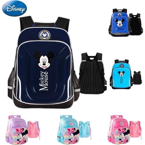 Disney Mickey 3D Cartoon Children School Bags Backpacks Girls Boys Schoolbag Kids Backpack Book Bag High Capacity Water Proof