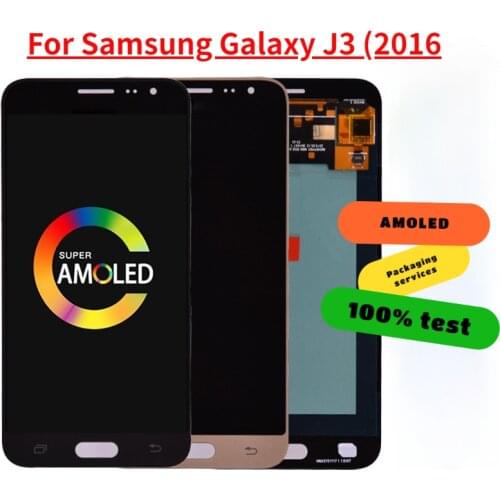 J320FN J320F J320G J320M AMOLED Display replacement for Samsung Galaxy J3 2016 J320 lcd Display touch screen