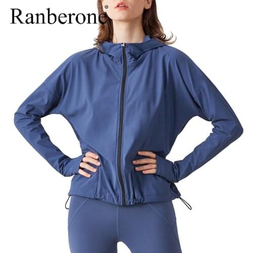 Women Tracksuit Fitness Yoga Shirt Sports Top Solid Color Long Sleeve Zip Running Coat Training Clothes Gym Activewear Female