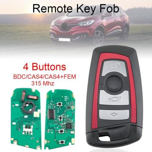 4 Buttons FSK 315MHz /868MHz/433MHz Remote Key Fob with PCF7945 Chip Fit for BMW F Chassis FEM/BDC CAS4 CAS4