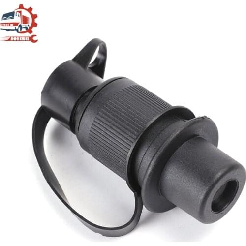 AOHEWEI 3 Pin Trailer Plug Connectors Round 3 Pole Socket Cover Towbar Towing Adapter Waterproof for Caravan Truck Accessories