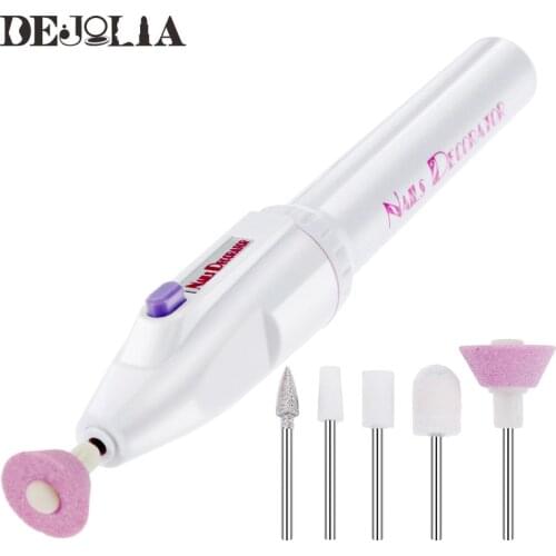Electric Nail Drill Machine 5 In 1 Manicure Set Nail Trimming Kit Shaper Pedicure Polish Tool Multifunctional Nail Art