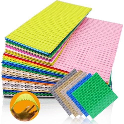 Base Plate 32*32 16X32 16X16 Dots Building Blocks Baseplate DIY Plastic Plate Classic Brick Accessories Kids Toy