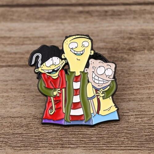 BG1358 Funny Cartoon Boy Enamel Pin Custom Brooches Lapel Pin Cartoon Cute Badges Jewelry Gift For Kids Friends