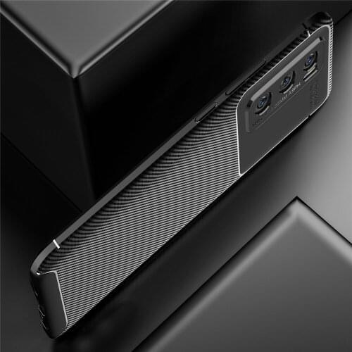 Vivo V20SE Case Soft Silicone Carbon Fiber Phone Cases For VOVO X50 Pro X30 Pro V19 Y73S Y19 Y20 Y20i Shockproof Cover Coque
