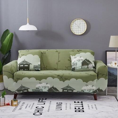 Stretch Slipcovers Sectional Elastic Stretch Sofa Cover for Living Room Couch Cover L shape Armchair Cover Single/Two/Three seat