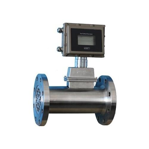 Electronic Air Flow Meter With 5~50 m3/h Measuring Range Stainless Steel Material Flange Connection Industrial Air Flow Meter