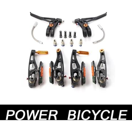 KCNC V6 VB6 MTB FOLD Bike V Brake Levers And Calipers Bicycle Rim Brake Set With Levers Lightweight 340g Fully Matchine CNC