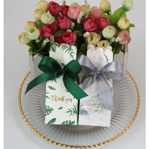 10pcs Vase Candy Box Gift Bag Birthday Party Favors Gift Packaging Box Christmas Supplies Wedding Decoration Favours Candy Boxes