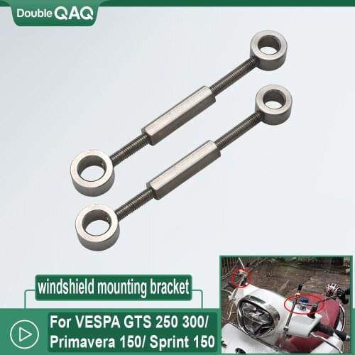 For VESPA Sprint 150 motorcycle front windshield mounting bracket GTS 250 300 Primavera
