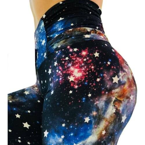 Fitness Legging fashion women leggings elastic fitness legging female pants Starry sky universe printed wholesale drop shipping