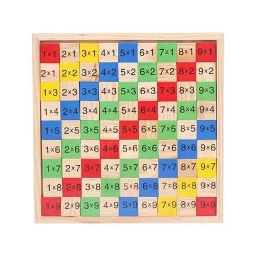 Math Toys Wooden double side formula mathematics board development educational toys for children montessori toys