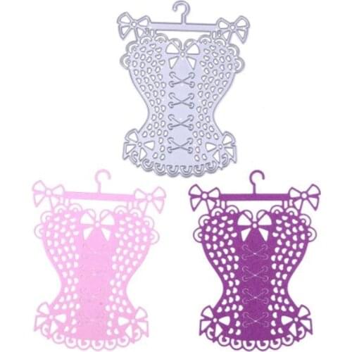 YLCD1305 Dress Metal Cutting Dies For Scrapbooking Stencils DIY Album Cards Decoration Embossing Folder Die Cuts Template Tools