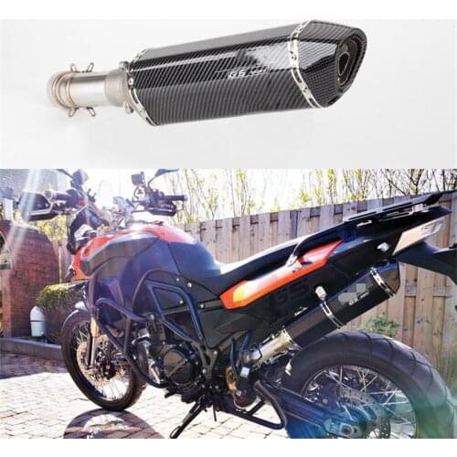 Motorcycle modified muffler F800GS modified exhaust pipe F800R F700GS middle section suit