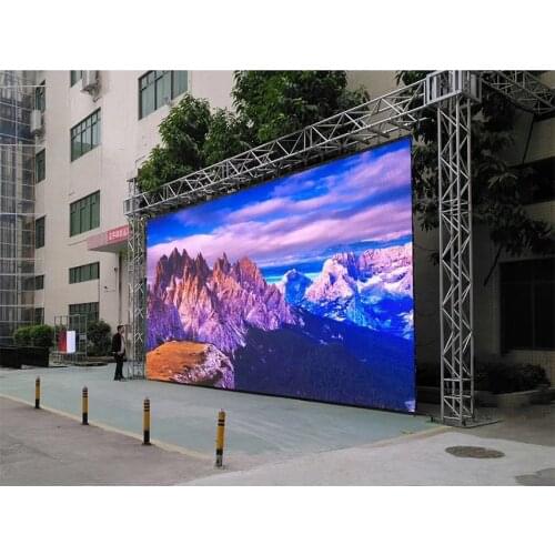 SMD1921 104*104pixel P4.81 outdoor 500*500mm advertising display screen, led video wall panel for outside waterproof HD panels