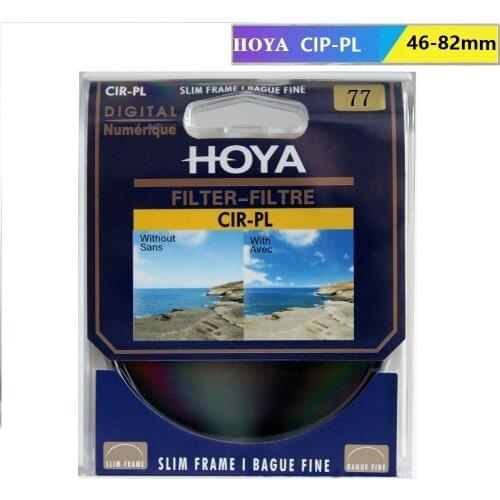 Genuine HOYA 46_49_52_55_58_62_67_72_77_82mm Circular Polarizing CIR-PL SLIM CPL Filter Slim Protective Lens for SLR Camera Lens
