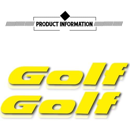 New motorcycle bicycle fuel tank body sticker wheel helmet MOTO waterproof reflective logo suitable for Golf