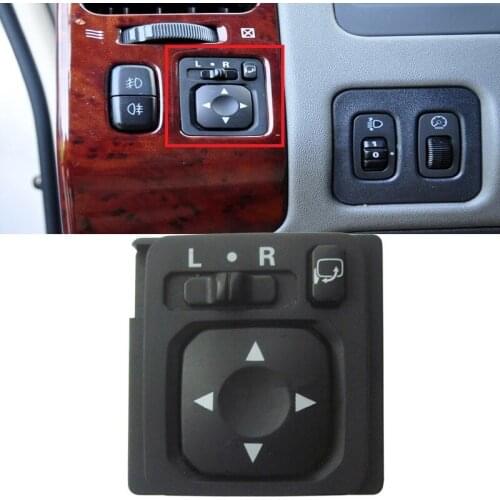 Roavia For Mitsubishi Pajero Montero V73 V75 V77 V93 V97 Side Mirror Power folding Switch Rear View Mirror Adjust Control Button