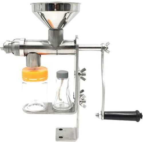 Manual Oil Press Household Stainless Steel Multi-Function Vegetable Rapeseed 、 Sesame Oil Press