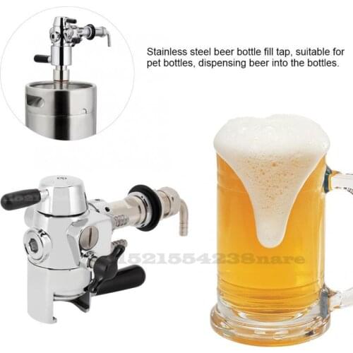 Homemade Beer Filler Craft Beer Filler Defoaming Artifact Stainless Steel Isobaric Filling Faucet Brewing Equipment