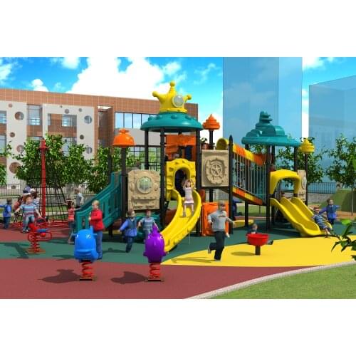 CE,ISO,TUV customized holiday resorts playground structure plastic tube slide kid qualitied outdoor play equipment YLW-OUT171049